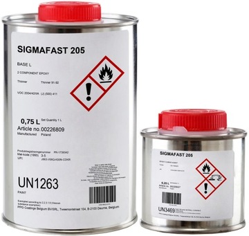 Farba OKRĘTOWA Sigmafast 205 każdy kolor 1l