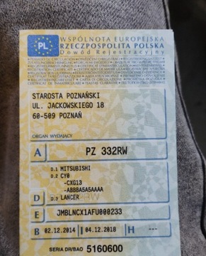 Mitsubishi Lancer IX Sportback 1.6 MIVEC 117KM 2014 Mitsubishi Lancer 122014r, Salonowy. 1.6Benzyna. Uszkodzony lewy tyl. Jezd, zdjęcie 18
