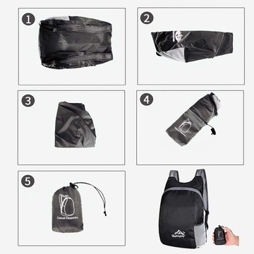 СКЛАДНОЙ МАЛЕНЬКИЙ ТУРИСТИЧЕСКИЙ РЮКЗАК, ПРОЧНЫЙ, ЛЕГКИЙ ДЛЯ МУЖЧИН И ЖЕНЩИН