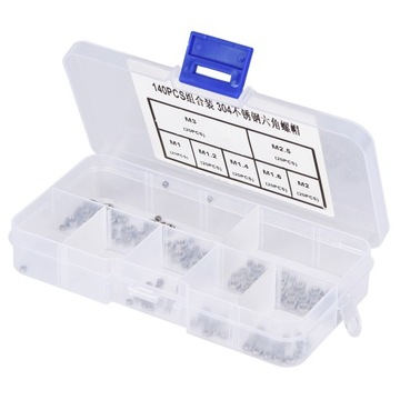 140 sztuk M1/M1.2/M1.4/M1.6/M2/M2.5/M3 gwint