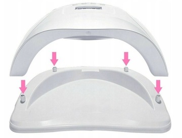 Lampa SUN5 LED + UV MOC 48W hybrydy +żel