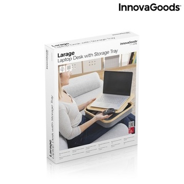Портативный столик для ноутбука с подносом и местом для хранения