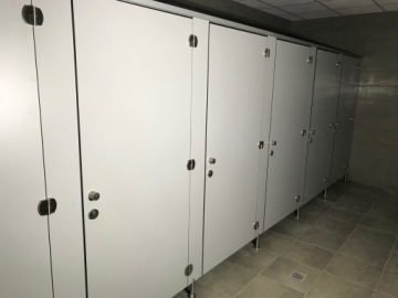 Сантехнические кабины HPL, WLM; Стены, туалетные постройки