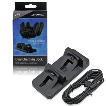 Stacja DOBE ładująca kontrolery Dualshock 4 konsol