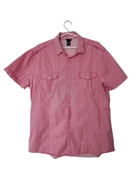 c4. H&M różowa koszula męska L