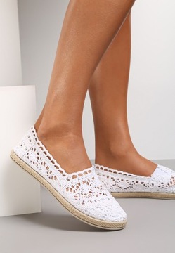 Białe Espadryle 39