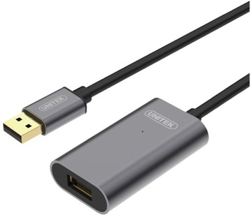 Удлинительный кабель USB 2.0 20 м AM-AF, Premium, Y-274