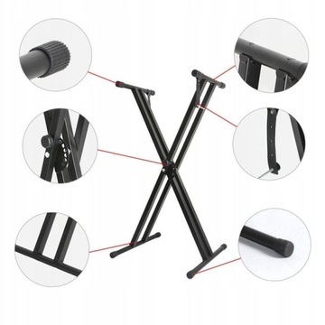 KALINE Q-2XC - Statyw pod keyboard organy / Stojak pod klawisz