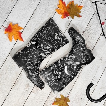 ВЫСОКИЕ ЖЕНСКИЕ БРЮКИ С ГЕОМЕТРИЧЕСКИМ УЗОРОМ, размер 36