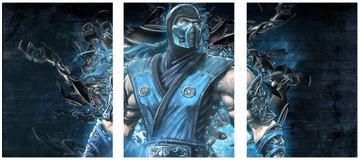 3x OBRAZ NA ŚCIANĘ MORTAL KOMBAT 20x30
