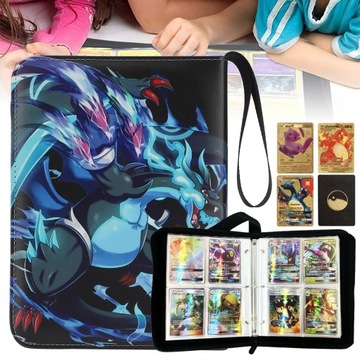АЛЬБОМ POKEMON CHARIZARD BINDER CARD НА 400 КАРТ С ПРЕМИАЛЬНОЙ РУЧКОЙ