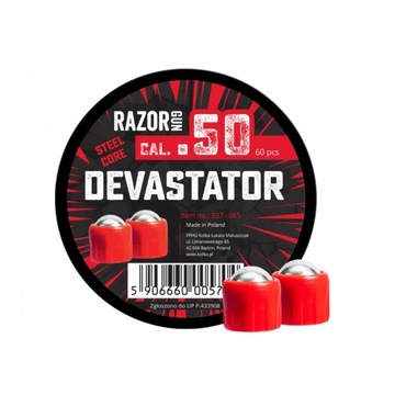 KULE STALOWE DEVASTATOR Kal50 REWOLWER T4E HDR 50