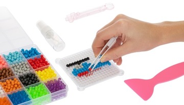 ВОДНЫЕ БУСИНЫ AQUABEADS MAGIC BEADS 3000 шт ТВОРЧЕСКИЕ УЗОРЫ ПОДАРОЧНЫЙ НАБОР