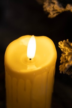 LED CANDLE Вставка для свечи ЭФФЕКТ ПЛАМЕНИ Свеча на батарейках 9см Фонарь