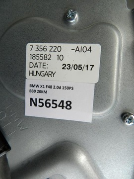 BMW X1 F48 MOTOREK STĚRAČE ZADNÍ 7356220