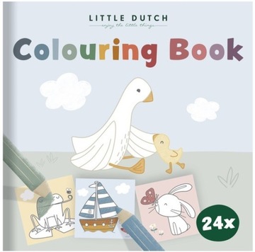 KOLOROWANKA 24 strony Little Goose LITTLE DUTCH 2+