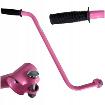 Планка Daalo Guide для детского велосипеда, розовая