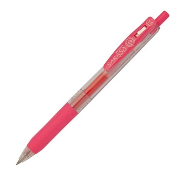 Długopis żelowy Zebra Sarasa Clip 0.5 Pink