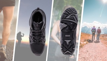 Buty hi-tec trekkingowe męskie niskie lekkie w góry oddychające obuwie 45