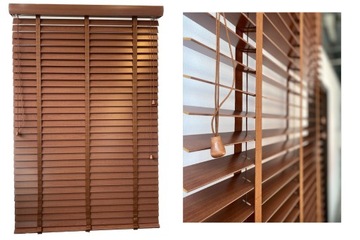 ДЕРЕВЯННЫЕ ЖАЛЮЗИ 50 ММ, РАЗМЕР ИНДИВИДУАЛЬНЫЙ, 90х160 ЦВЕТОВ