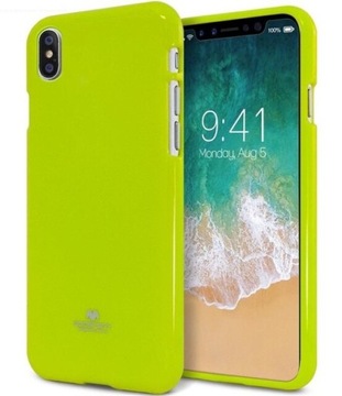 Etui gumowe plecki Mercury Jelly do Xiaomi MI 6 LIME / ZIELONY