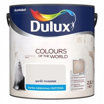 Dulux Kolory Świata farba lateksowa Garść Muszelek mat 2,5l