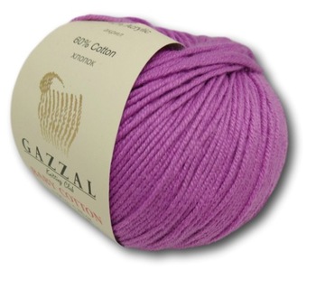 Włóczka GAZZAL Baby Cotton 3414 fioletowy