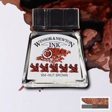 TUSZ RYSUNKOWY 14ML NUT BROWN Winsor&Newton