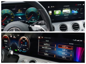 Mercedes Klasa E W214 2023 Mercedes E300de 306ps Szyber Blis Virtual Webasto Kamera LKA NFC Sam Parkuj, zdjęcie 15