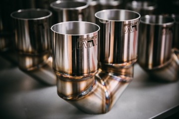 WLMcustoms Y-PIPE двойной выхлопной патрубок 2x89 мм