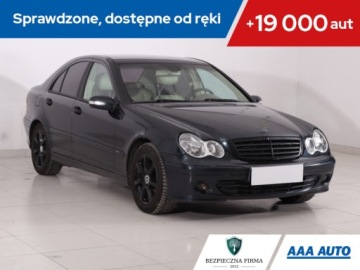 Mercedes Klasa C W203 Sedan W203 1.8 (C 200 Kompressor) 163KM 2005 Mercedes C C 200 Kompressor , Salon Polska, Klima