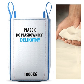 Delikatny Piasek do Piaskownicy Atestowany 1000KG