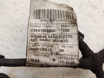 IVECO DAILY 3 III FACELIFT 11-14 2.3 HPI SVAZEK PŘÍVOD SVÍČEK ŽHAVÍCÍCH