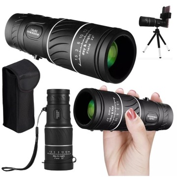 MONOKULAR 16x52 LUNETA LORNETKA TELESKOP BAK-4