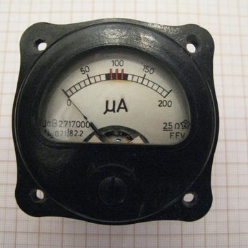 Mikroamperomierz JaB2.717.000 0-200 µA