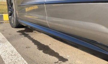 Накладки на пороги из стекловолокна в стиле R Line для VW Passat CC 08-17