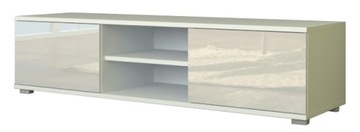 Szafka RTV 120 cm pod TV stolik RTV BIAŁY połysk
