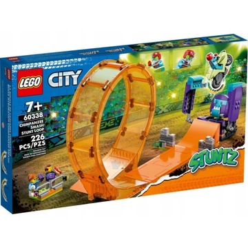 LEGO CITY 60338 KASKADERSKA PĘTLA I SZYMPANS DEMOL