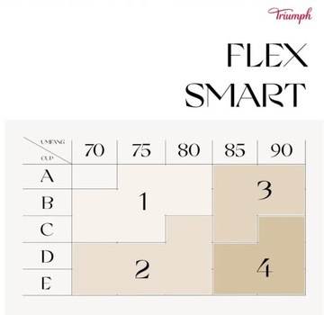 TRIUMPH FLEX SMART SUMMER OP 02 PT EX kąpielowy 2 / 70D-E / 75D-E / 80C-E