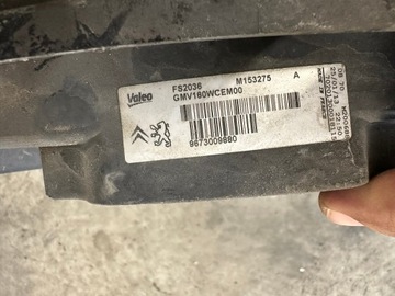 CITROEN DS5 2.0 HDI HYBRIDNÍ VENTILÁTOR CHLADIČŮ 9673009880