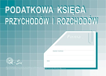 DRUK K-5U PODATKOWA KSIĘGA PRZYCHODÓW I ROZCHODÓW