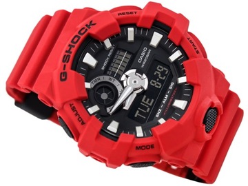 MĘSKI ZEGAREK CASIO GA-700-4A G-SHOCK DO PŁYWANIA