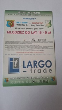 ODRA WODZISŁAW- ŚWIT NOWY DWÓR MAZOWIECKI 13-09-2003