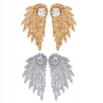 of Angel Rhinestone Teardrop Kolczyki Fajne