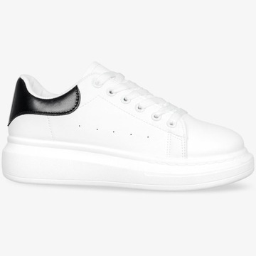 BUTY SPORTOWE SNEAKERSY DAMSKIE NA PLATFORMIE r 36