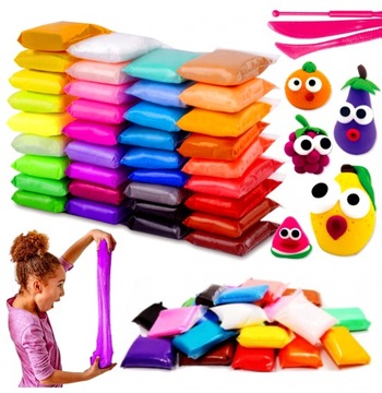 Волшебная пенная глина для лепки Light Sensory 24