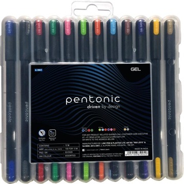 Zestaw 12 długopis żelowy LINC PENTONIC 856SET