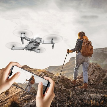 МИНИ-ДРОН В ПОДАРОК ​​ДЛЯ ДЕТЕЙ, 2,4 ГГЦ WIFI С HD 4K КАМЕРОЙ СКЛАДНОЙ РУ ДРОН