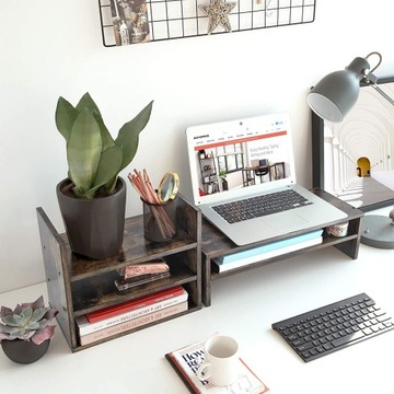 Подставка для монитора, 2 уровня, подставка для ноутбука,