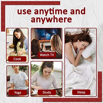 Bez ciepa opaska do loków z spinkami do wosów i